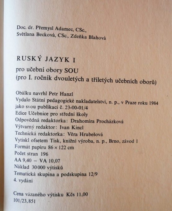 Ruský jazyk I. / pro učební obory středních odborných učilišť - Image 2