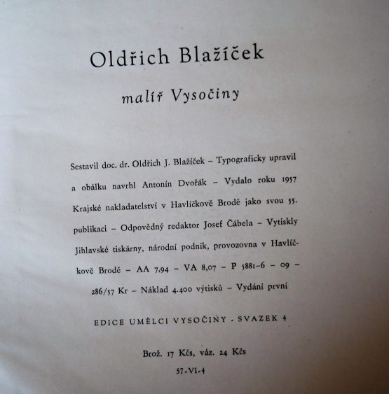 Oldřich Blažíček - malíř Vysočiny - Image 2