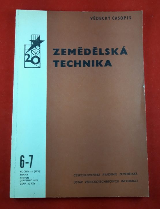Zemědělská technika 6-7 1972