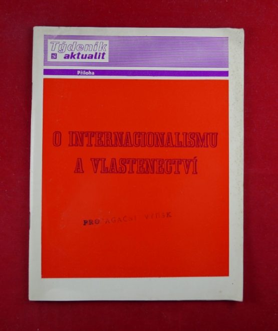 O internacionalismu a vlastenectví