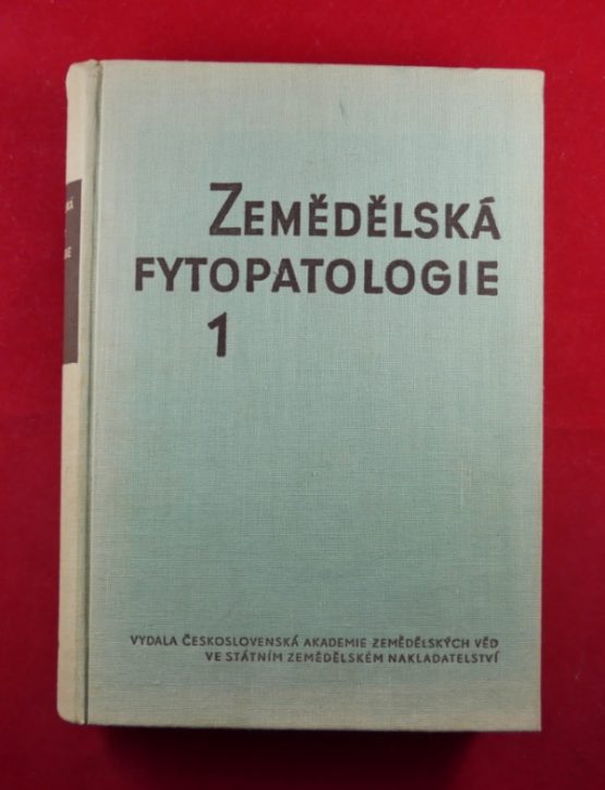 Zemědělská fytopatologie 1 - Obecná část