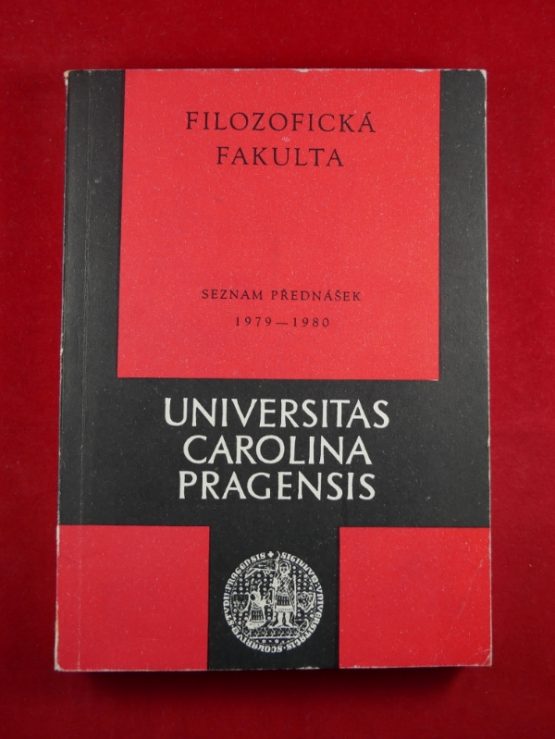 Universitas Carolina Pragensis - Seznam přednášek 1979- 1980