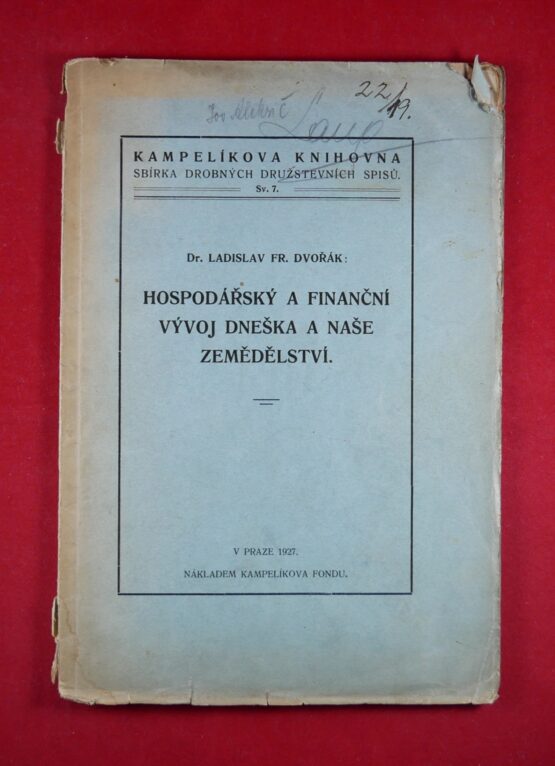 Hospodářský a finanční vývoj dneška a naše zemědělství