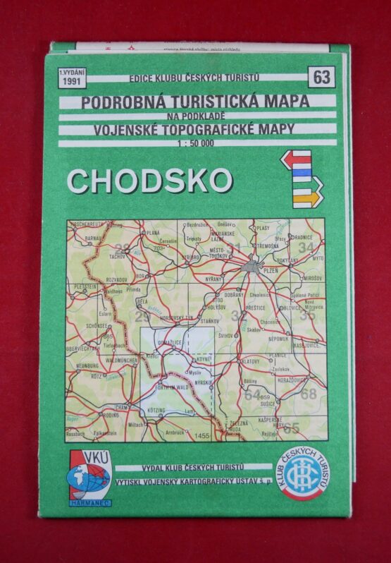 Chodsko 1 : 50 000, turistická mapa