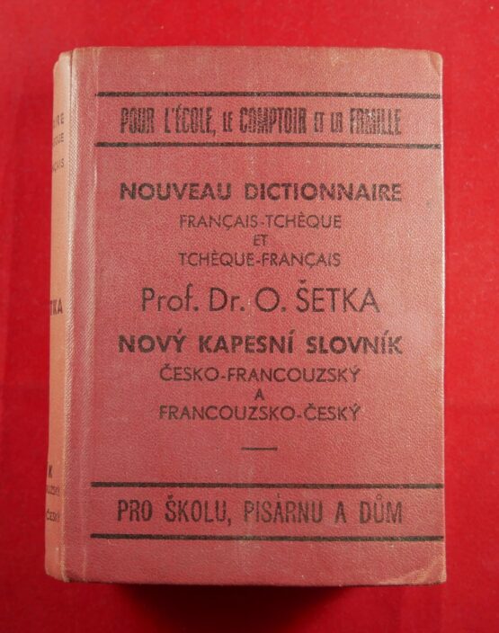 Nový kapesní slovník česko-francouzský a francouzsko-český