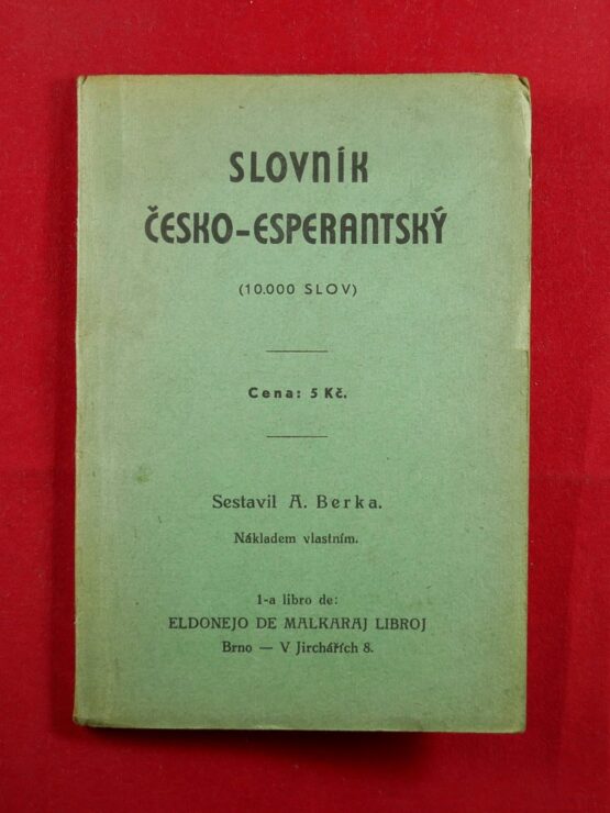 Slovník české - esperantský (10 000 slov)