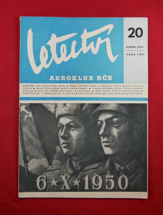 Letectví 20 / 1950, ročník XXVI