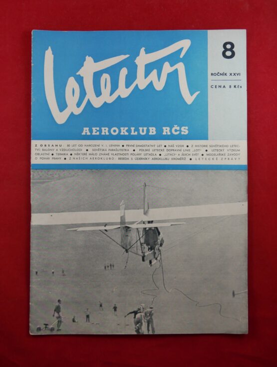 Letectví 8 / 1950, ročník XXVI