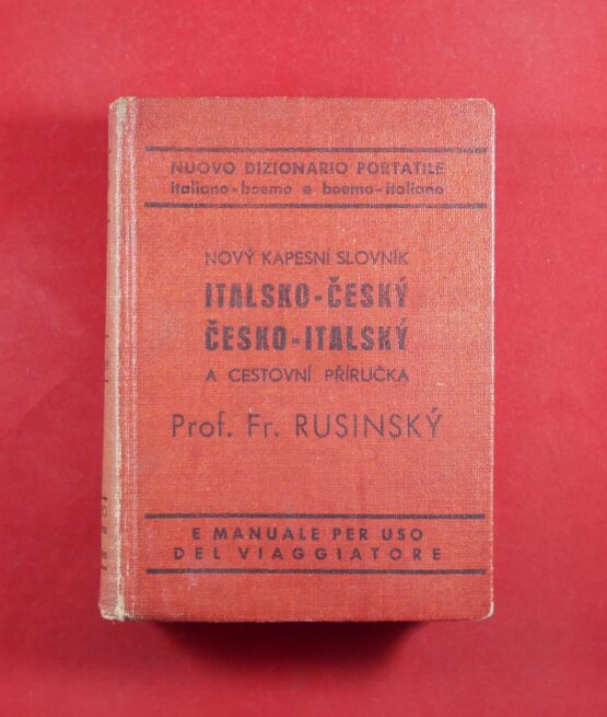 Nový kapesní slovník italsko - český, česko - italský a cestovní příručka
