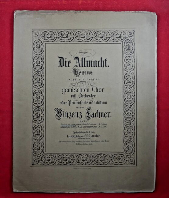 Vinzenz Lachner Op. 51 - Die Allmacht