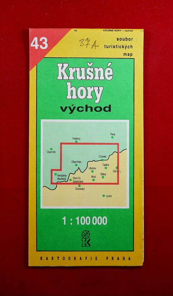 Krušné hory, východ, 1 : 100 000