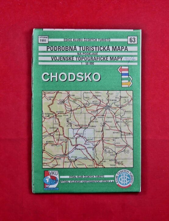 Chodsko 1 : 50 000, turistická mapa